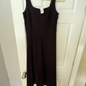 Loft Black Midi Dress